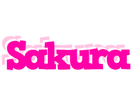 Sakura dancing logo