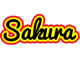 Sakura flaming logo