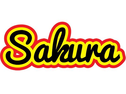 Sakura flaming logo