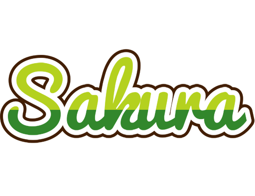 Sakura golfing logo