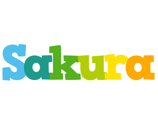 Sakura rainbows logo