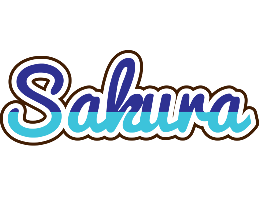 Sakura raining logo
