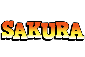 Sakura sunset logo