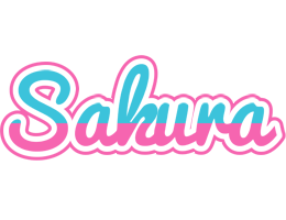 Sakura woman logo