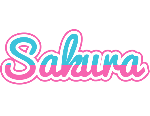 Sakura woman logo