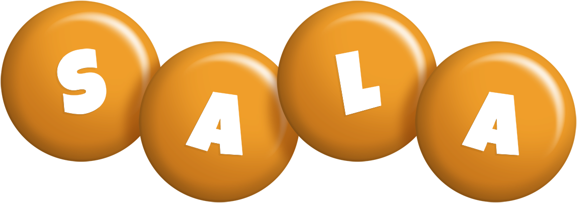 Sala candy-orange logo