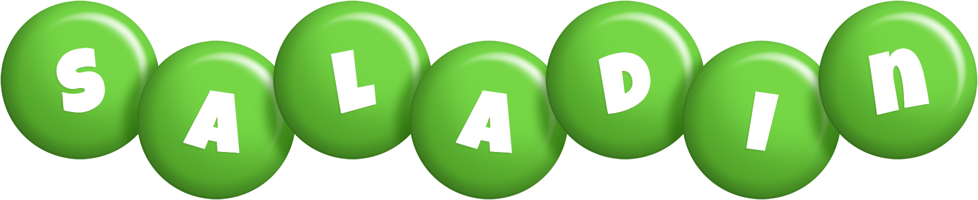 Saladin candy-green logo