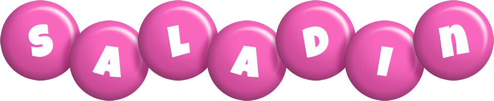 Saladin candy-pink logo
