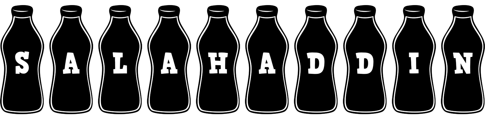 Salahaddin bottle logo