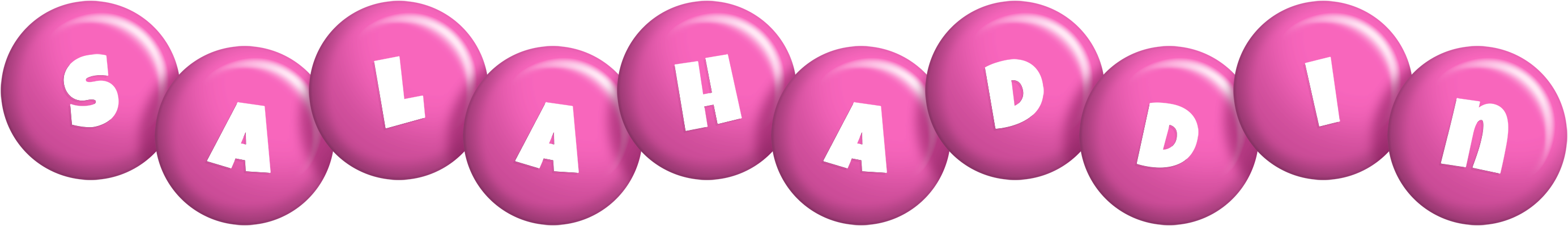 Salahaddin candy-pink logo