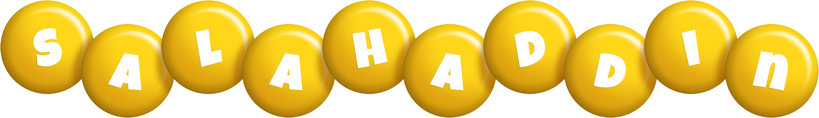 Salahaddin candy-yellow logo