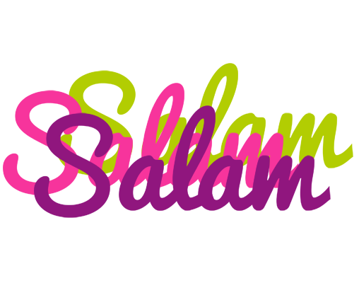 Salam flowers logo