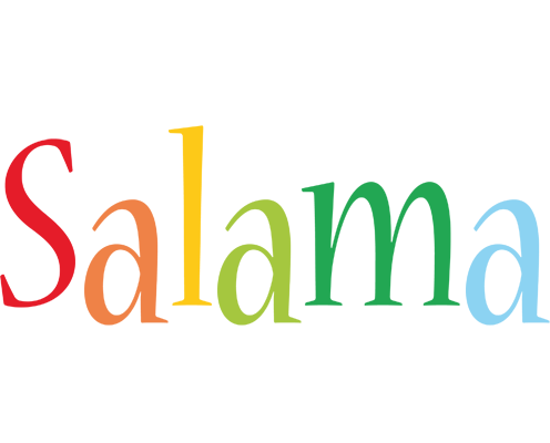 Salama birthday logo