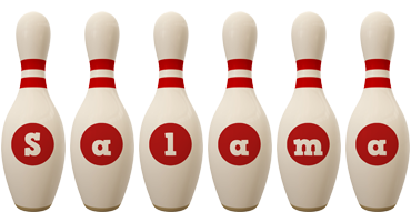 Salama bowling-pin logo