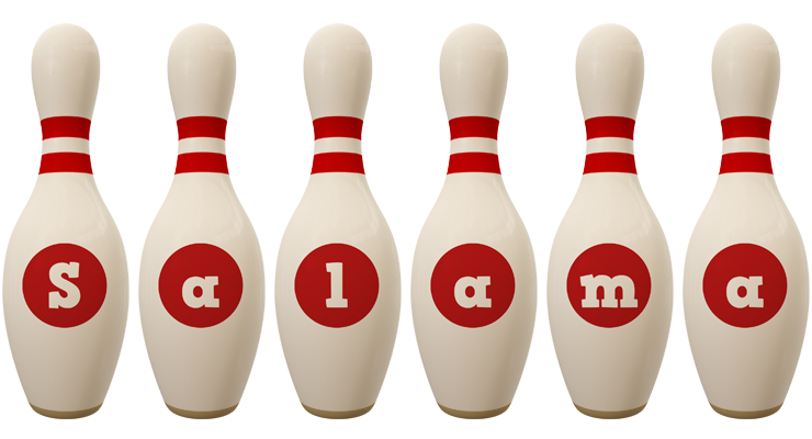 Salama bowling-pin logo