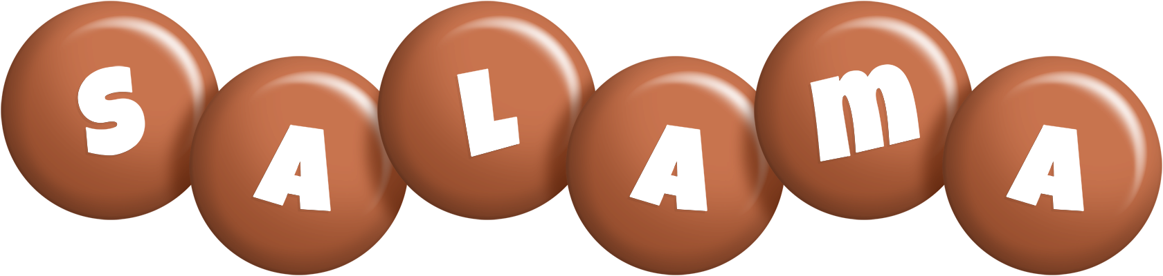 Salama candy-brown logo