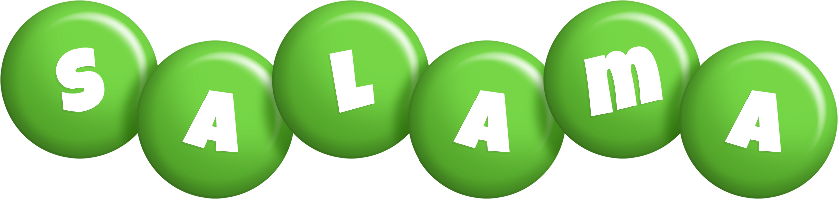 Salama candy-green logo