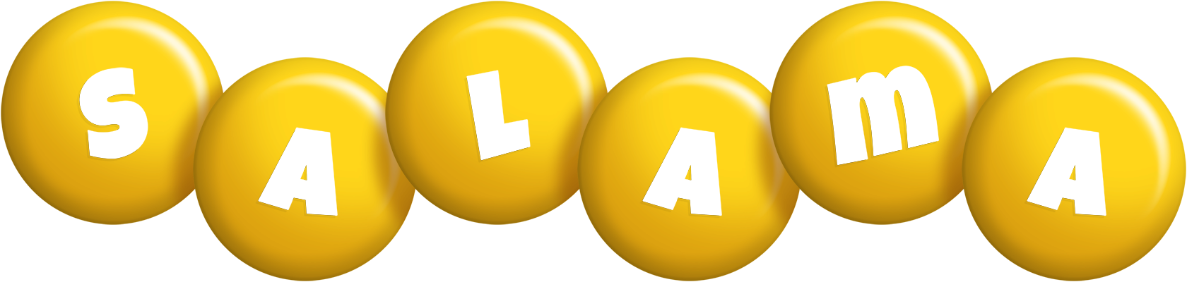 Salama candy-yellow logo