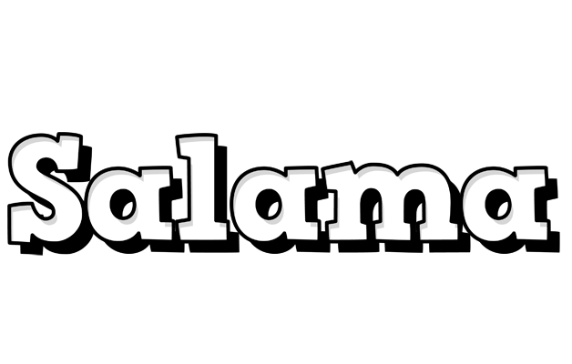 Salama snowing logo