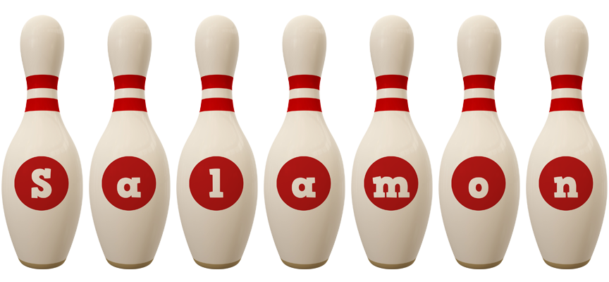 Salamon bowling-pin logo