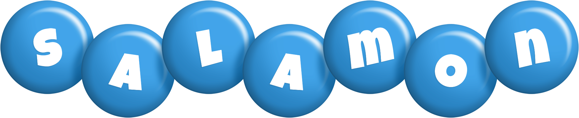 Salamon candy-blue logo