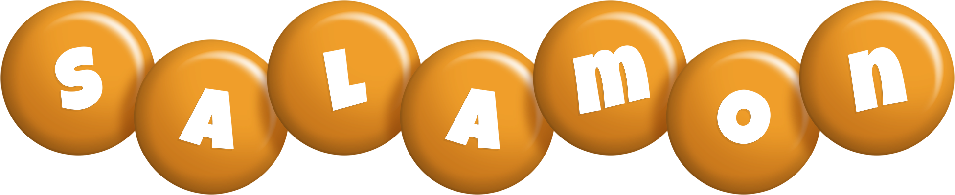 Salamon candy-orange logo