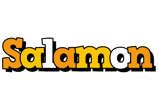 Salamon cartoon logo