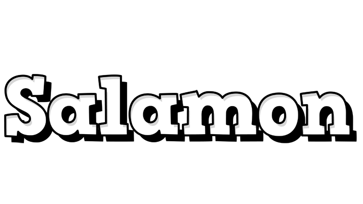 Salamon snowing logo