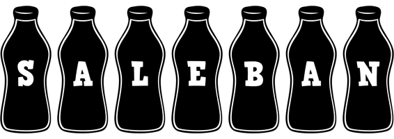 Saleban bottle logo