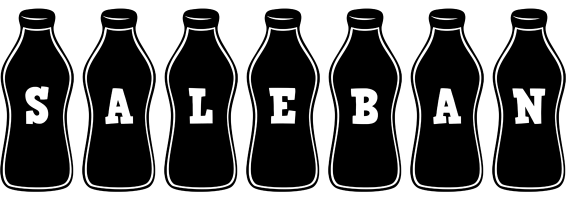 Saleban bottle logo