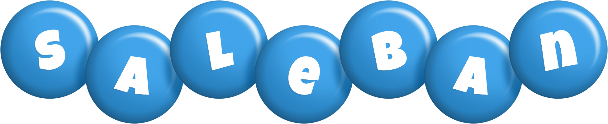 Saleban candy-blue logo
