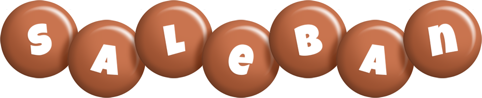 Saleban candy-brown logo