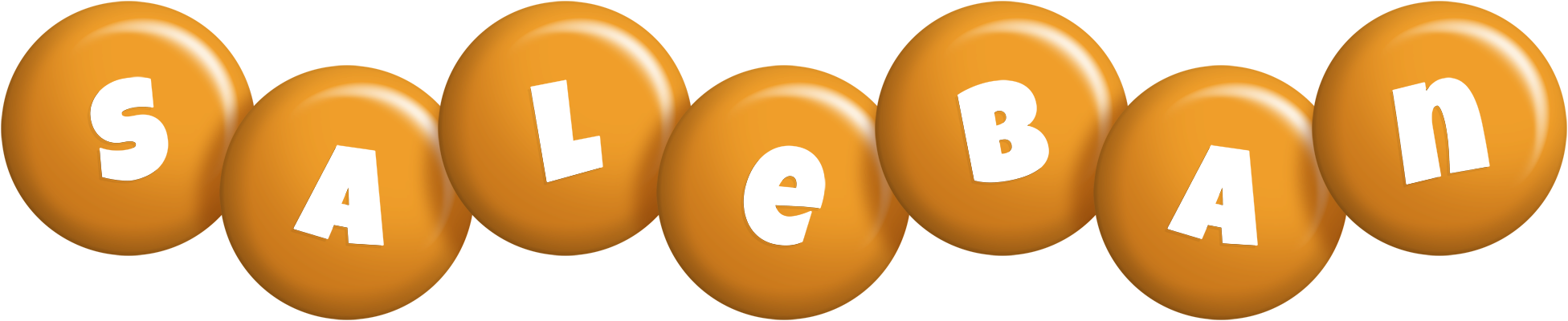 Saleban candy-orange logo