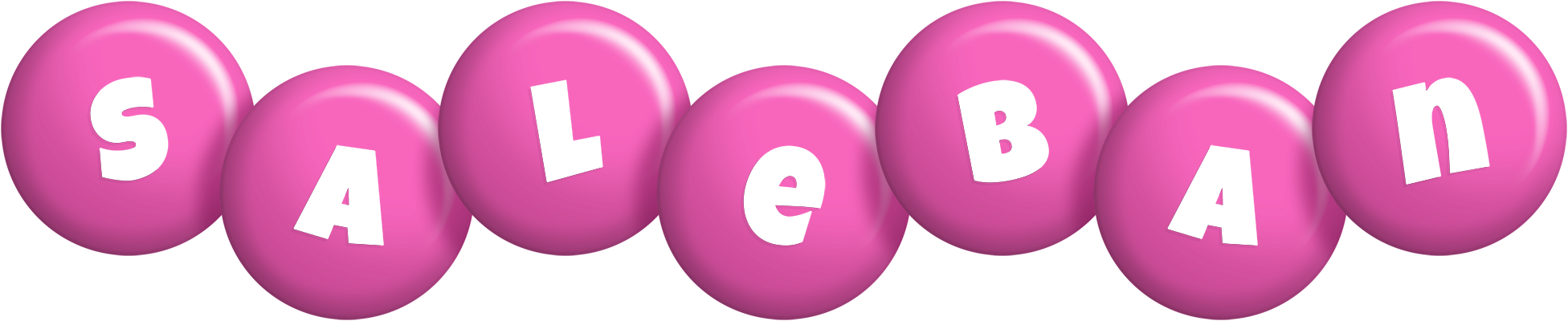 Saleban candy-pink logo