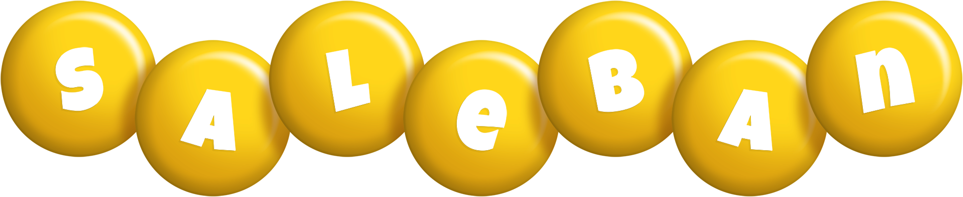 Saleban candy-yellow logo