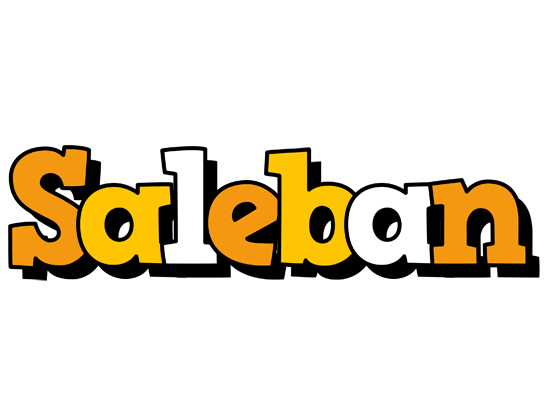Saleban cartoon logo