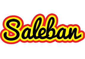 Saleban flaming logo