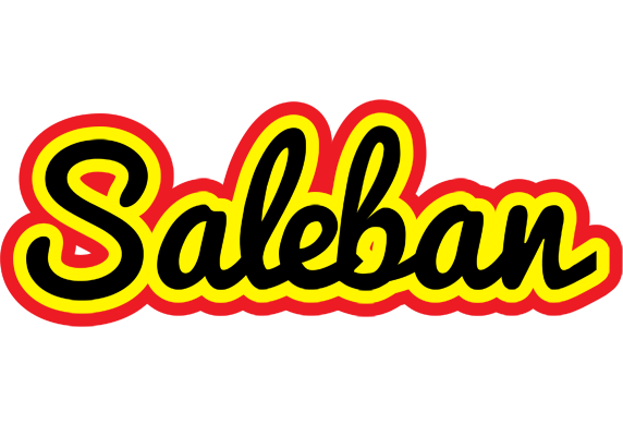 Saleban flaming logo