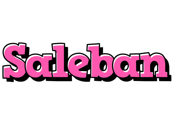 Saleban girlish logo