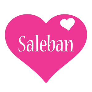 Saleban love-heart logo
