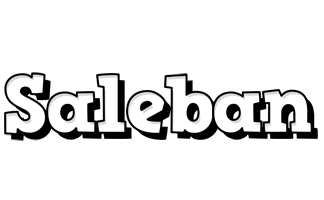 Saleban snowing logo