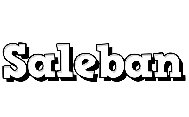 Saleban snowing logo