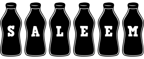 Saleem bottle logo