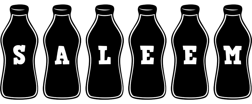 Saleem bottle logo