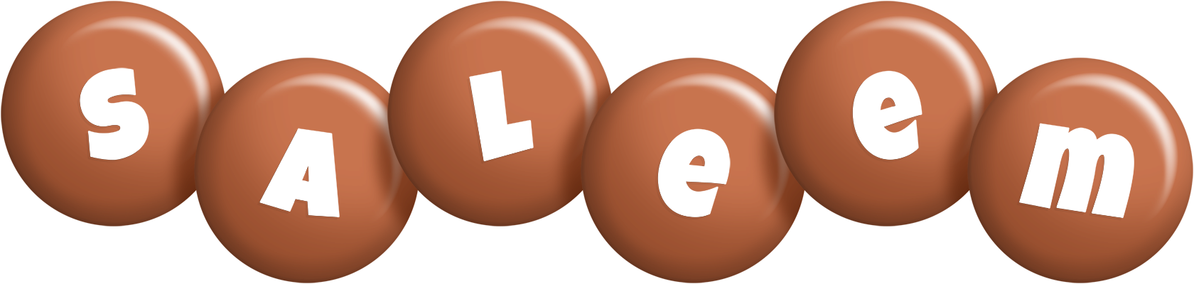 Saleem candy-brown logo