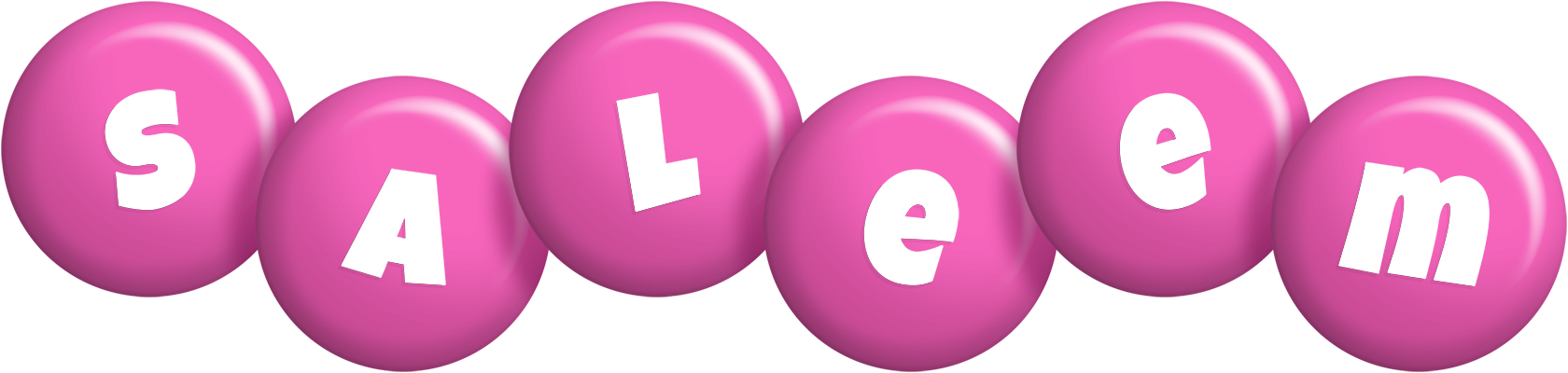 Saleem candy-pink logo