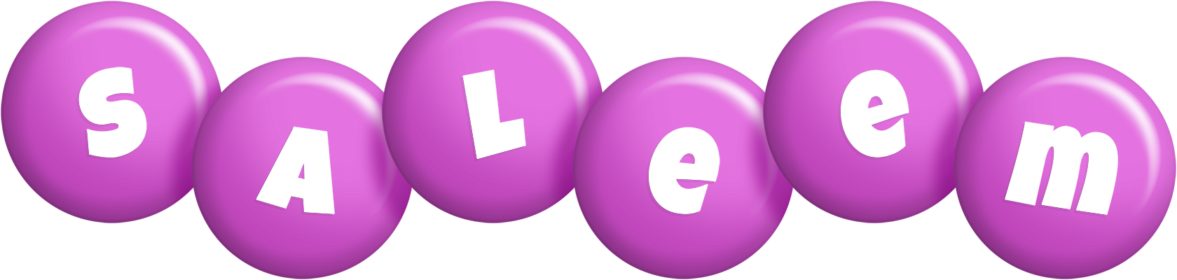Saleem candy-purple logo