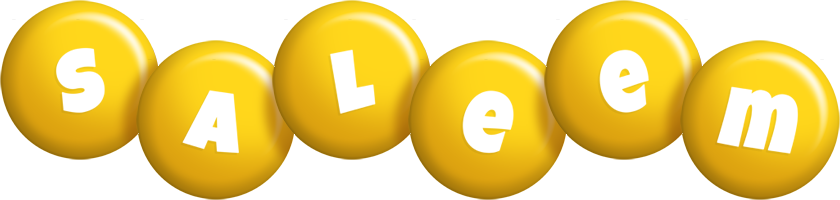 Saleem candy-yellow logo