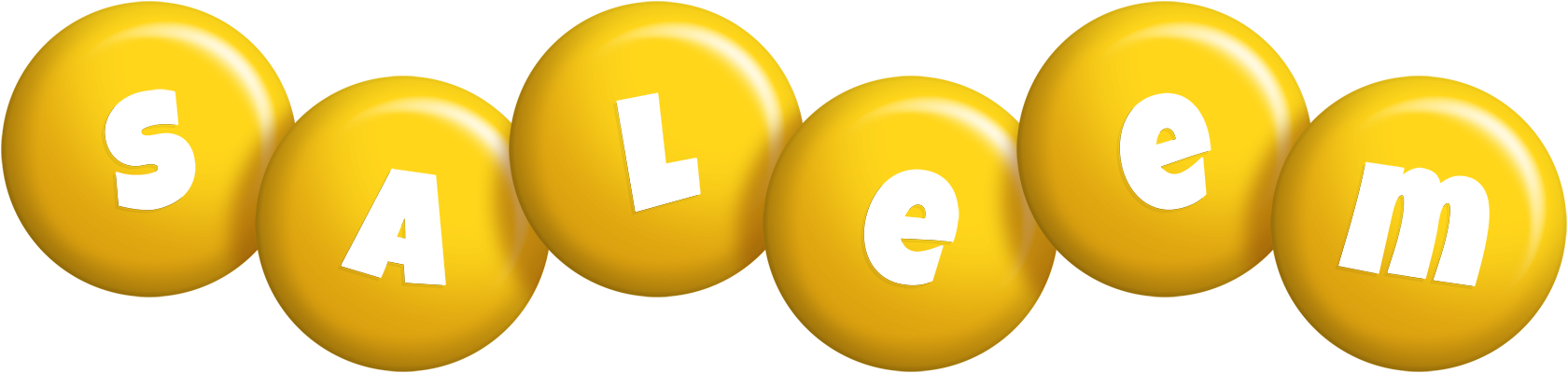 Saleem candy-yellow logo