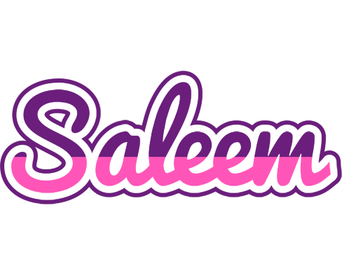 Saleem cheerful logo